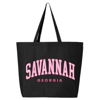 Retro Savannah Georgia Vintage Preppy Throwback 25L Jumbo Tote