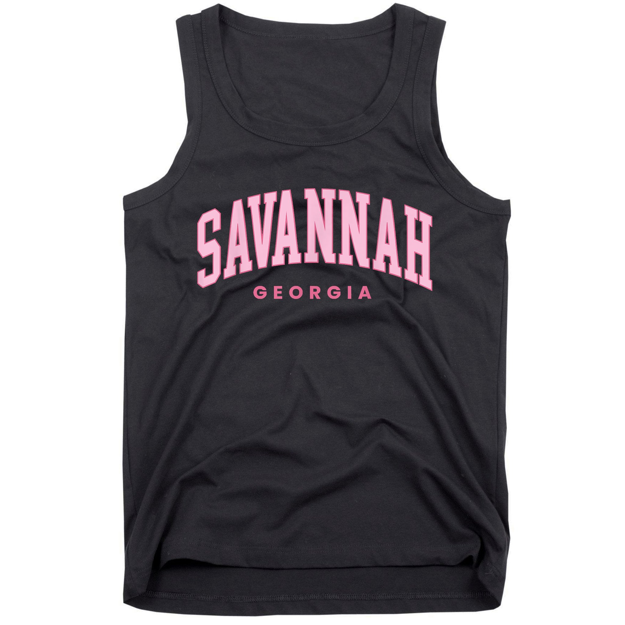 Retro Savannah Georgia Vintage Preppy Throwback Tank Top