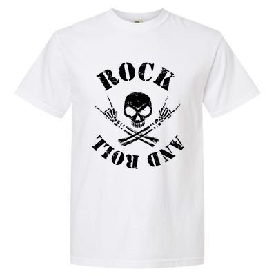 Rocker Skeleton Guitar Guy Spooky Halloween Costume Meaningful Gift Garment-Dyed Heavyweight T-Shirt