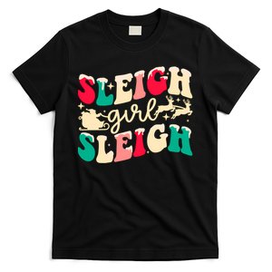 Retro Sleigh Girl Sleigh Christmas Xmas Holiday Sweatshirt T-Shirt