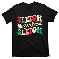 Retro Sleigh Girl Sleigh Christmas Xmas Holiday Sweatshirt T-Shirt