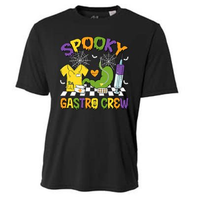 Retro Spooky Gastro Crew Gastro Nurse Halloween Cooling Performance Crew T-Shirt