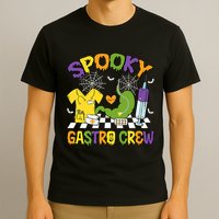 Retro Spooky Gastro Crew Gastro Nurse Halloween T-Shirt