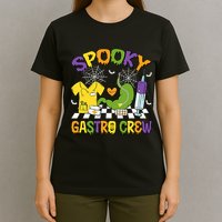 Retro Spooky Gastro Crew Gastro Nurse Halloween T-Shirt