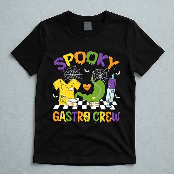 Retro Spooky Gastro Crew Gastro Nurse Halloween T-Shirt