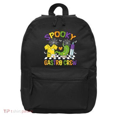 Retro Spooky Gastro Crew Gastro Nurse Halloween 16 in Basic Backpack