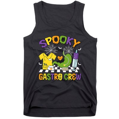 Retro Spooky Gastro Crew Gastro Nurse Halloween Tank Top