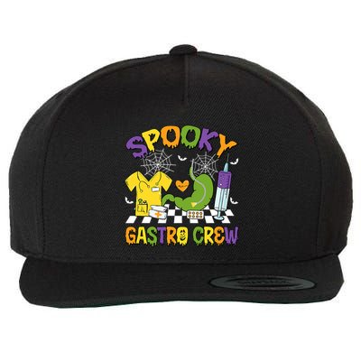 Retro Spooky Gastro Crew Gastro Nurse Halloween Wool Snapback Cap