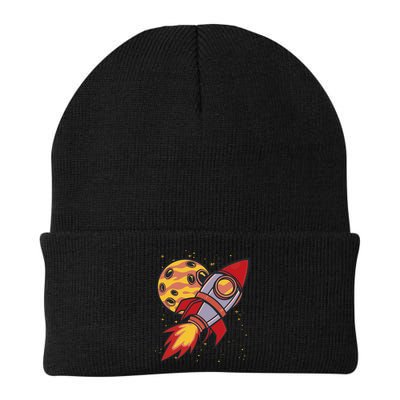 Rocket Spaceship Galaxy Retro Beanie