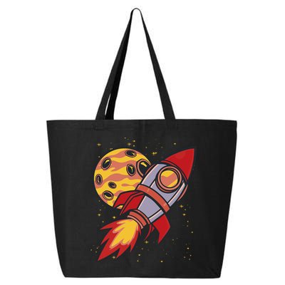Rocket Spaceship Galaxy Retro 25L Jumbo Tote