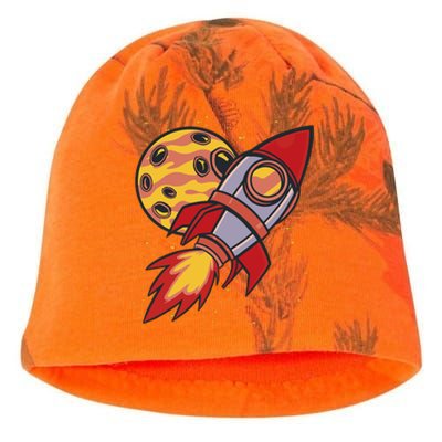 Rocket Spaceship Galaxy Retro Kati - Camo Knit Beanie