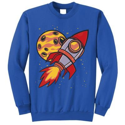 Rocket Spaceship Galaxy Retro Sweatshirt