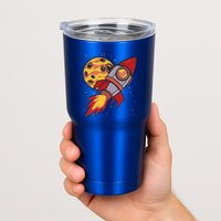 Rocket Spaceship Galaxy Retro Tumbler