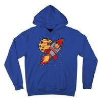 Rocket Spaceship Galaxy Retro Tall Hoodie
