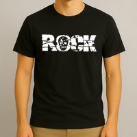 Rock Skull Grunge T-Shirt