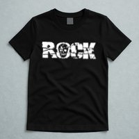 Rock Skull Grunge T-Shirt