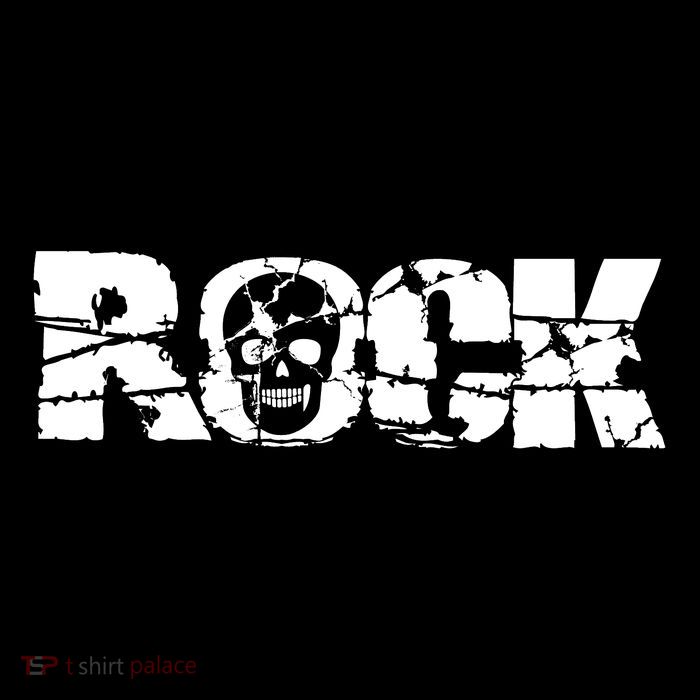 Rock Skull Grunge T-Shirt