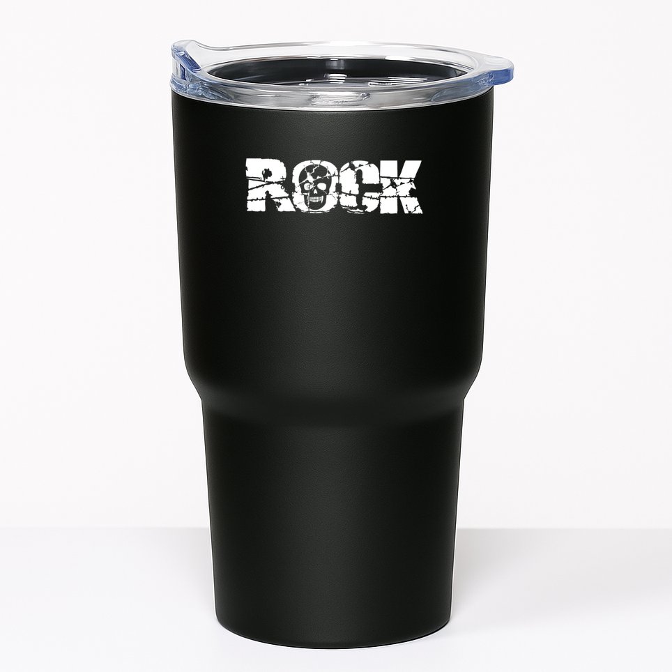 Rock Skull Grunge Tumbler