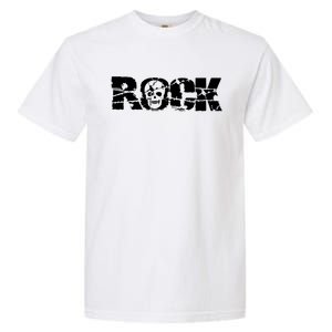 Rock Skull Grunge Garment-Dyed Heavyweight T-Shirt