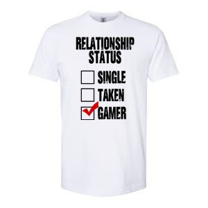 Relationship Status Gamer Funny Softstyle CVC T-Shirt