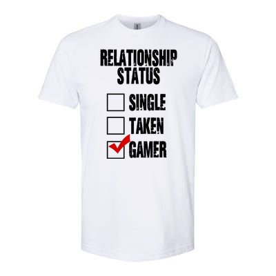 Relationship Status Gamer Funny Softstyle® CVC T-Shirt