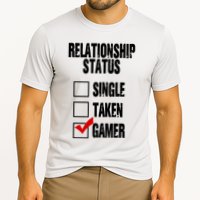 Relationship Status Gamer Funny Cooling Performance Crew T-Shirt