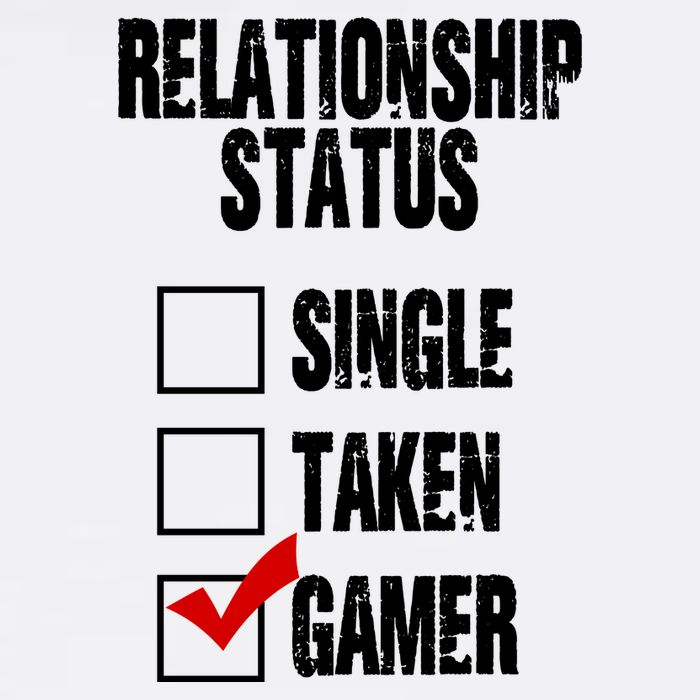 Relationship Status Gamer Funny Cooling Performance Crew T-Shirt