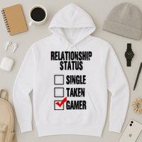 Relationship Status Gamer Funny Hoodie