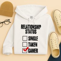 Relationship Status Gamer Funny Hoodie