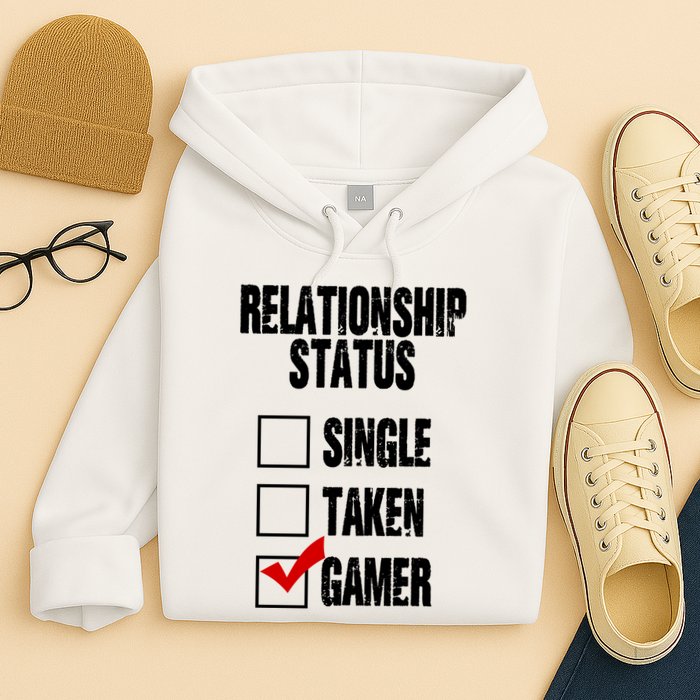 Relationship Status Gamer Funny Hoodie