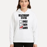 Relationship Status Gamer Funny Hoodie