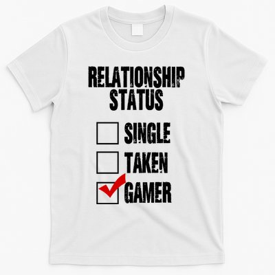 Relationship Status Gamer Funny T-Shirt
