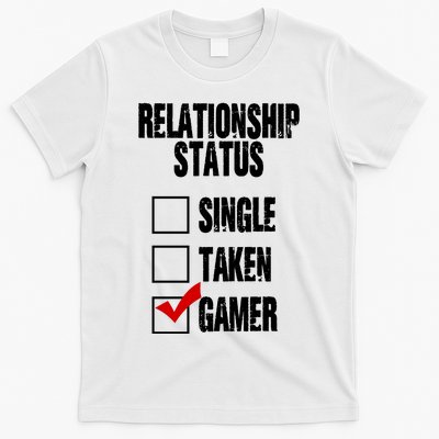 Relationship Status Gamer Funny T-Shirt