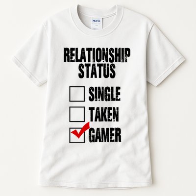 Relationship Status Gamer Funny Tall T-Shirt