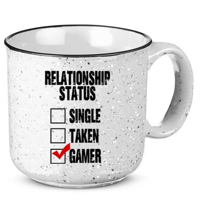 Relationship Status Gamer Funny 15oz Campfire Ceramic Mug
