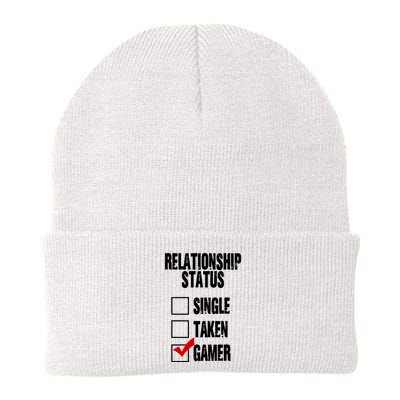 Relationship Status Gamer Funny Beanie