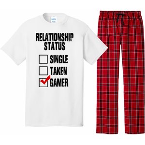 Relationship Status Gamer Funny Pajama Set