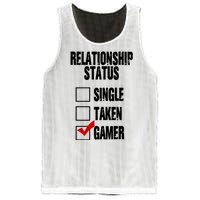 Relationship Status Gamer Funny Mesh Reversible Basketball Jersey Tank