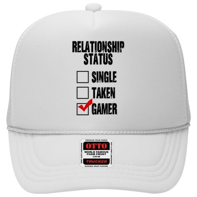 Relationship Status Gamer Funny Trucker Hat