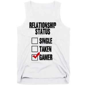 Relationship Status Gamer Funny Tank Top