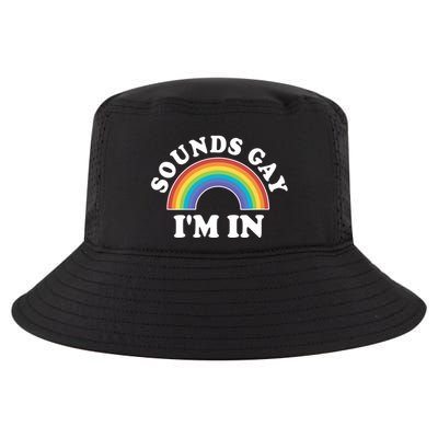 Rainbow Sounds Gay I'm In Gay Pride LGBT Cool Comfort Performance Bucket Hat