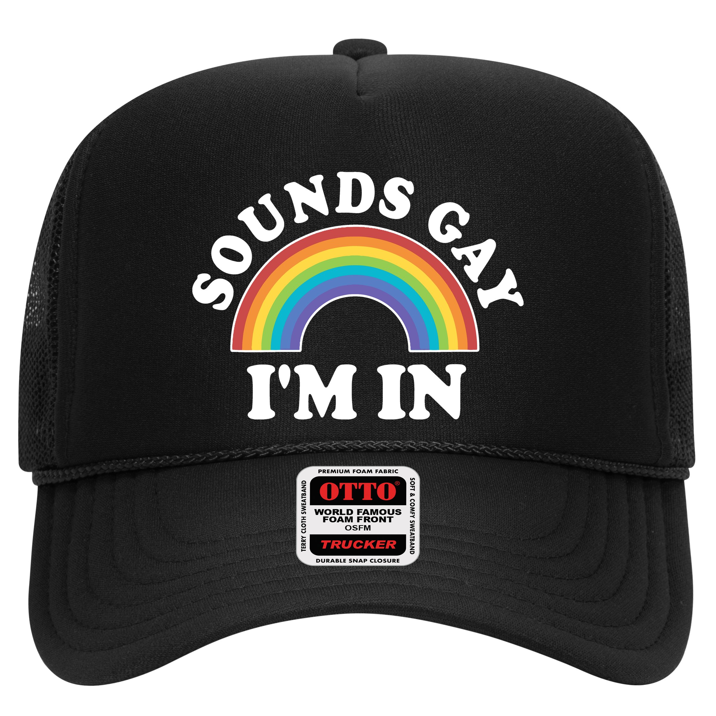 Rainbow Sounds Gay I'm In Gay Pride LGBT Hat