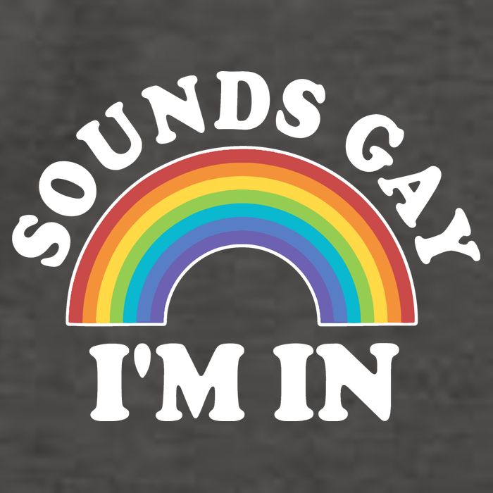 Rainbow Sounds Gay I'm In Gay Pride LGBT Vector Backpack
