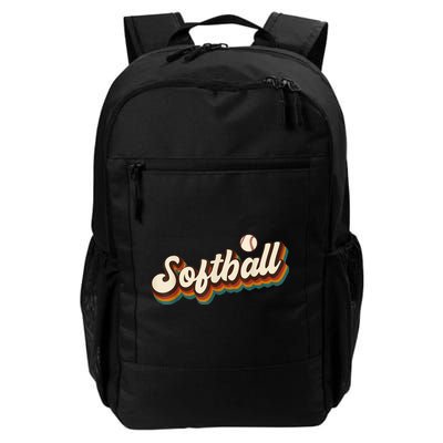 Retro Softball Graphic Softball Backpack