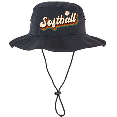 Retro Softball Graphic Softball Bucket Hat