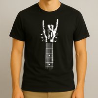 Rock Skeleton Guitar T-Shirt
