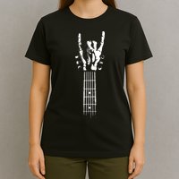 Rock Skeleton Guitar T-Shirt