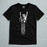 Rock Skeleton Guitar T-Shirt
