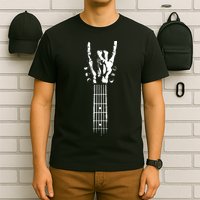 Rock Skeleton Guitar T-Shirt