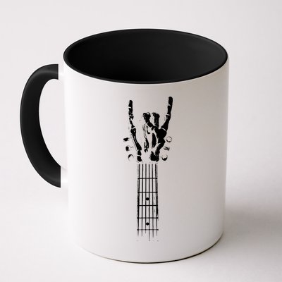 Rock Skeleton Guitar Mug